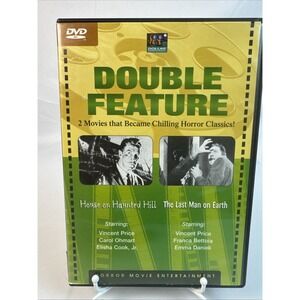 All Star Horror: House On Haunted Hill Last Man on Earth DVD - VG Vincent Price